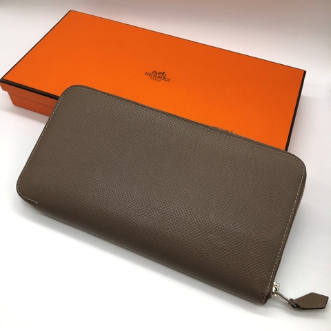 Hermèsアザップシルクイン長財布